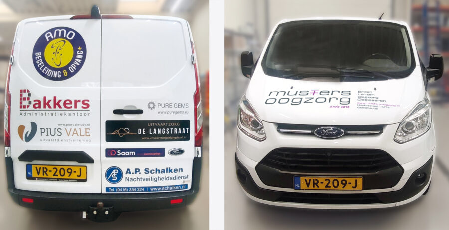 Langstraat voor achterzijde